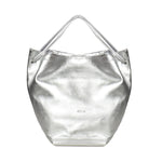 Borsa a spalla in pelle effetto metallizzato BIBP9ZI01M 040 BIASIA 