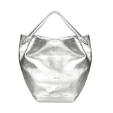 Borsa a spalla in pelle effetto metallizzato BIBP9ZI01M 040 BIASIA 