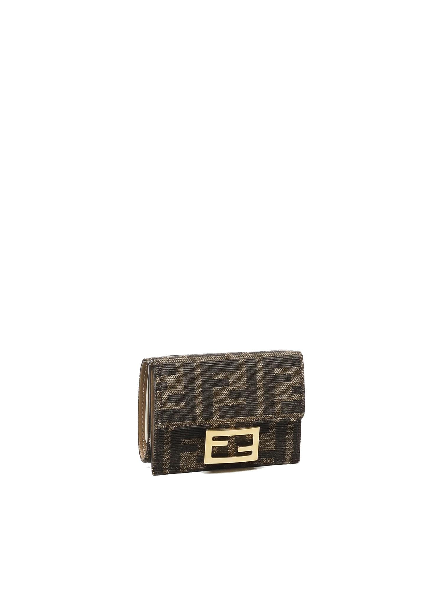 Portafoglio Micro Trifold Baguette 8M0395 A98PF0A6E FENDI 