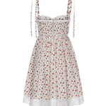 Abito corto in popeline stampa Roselline F60F9T HS5UBHA5XJ DOLCE & GABBANA 