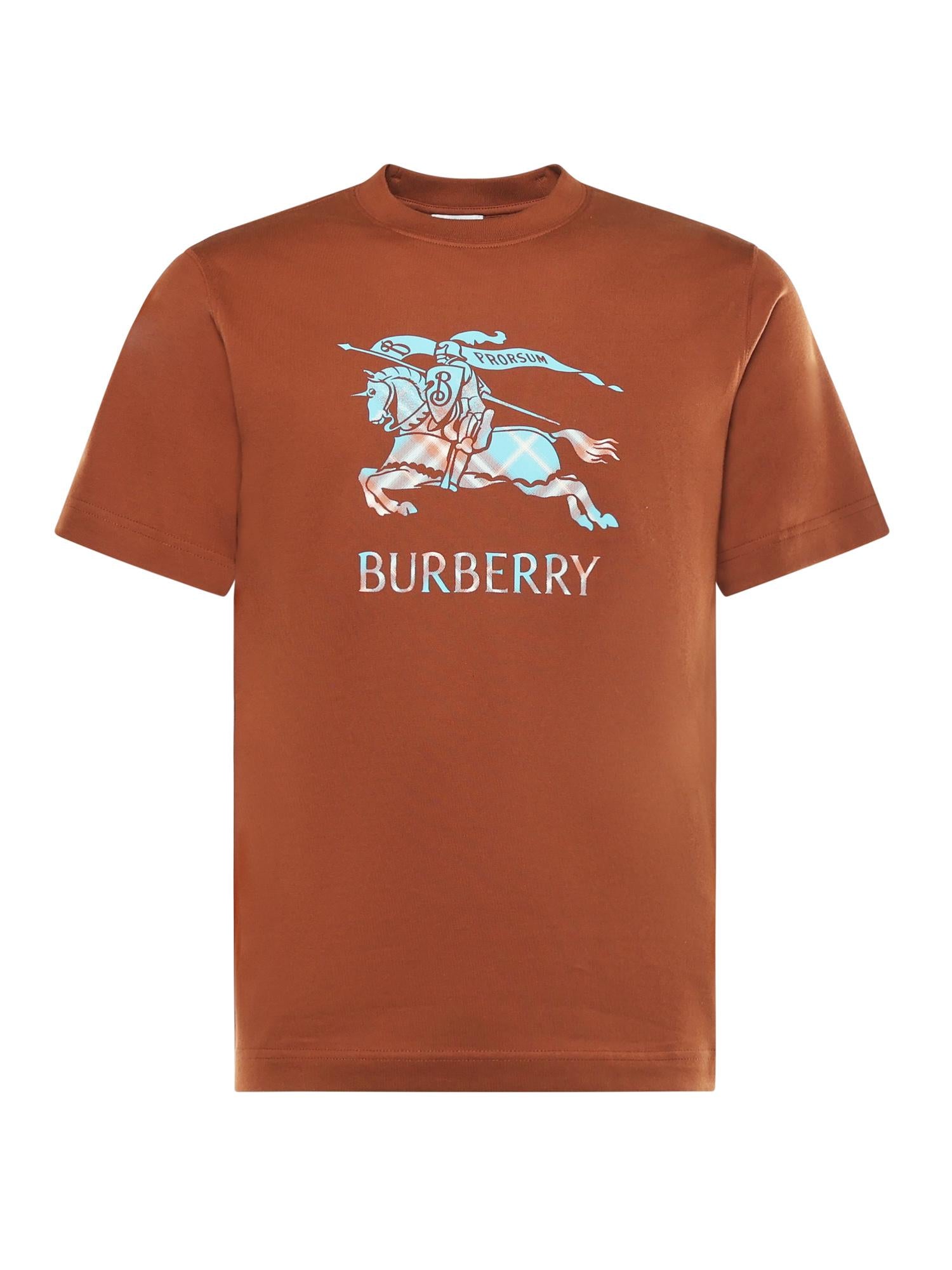 T-shirt in cotone con EKD sfumato 8119016 C4173 BURBERRY 