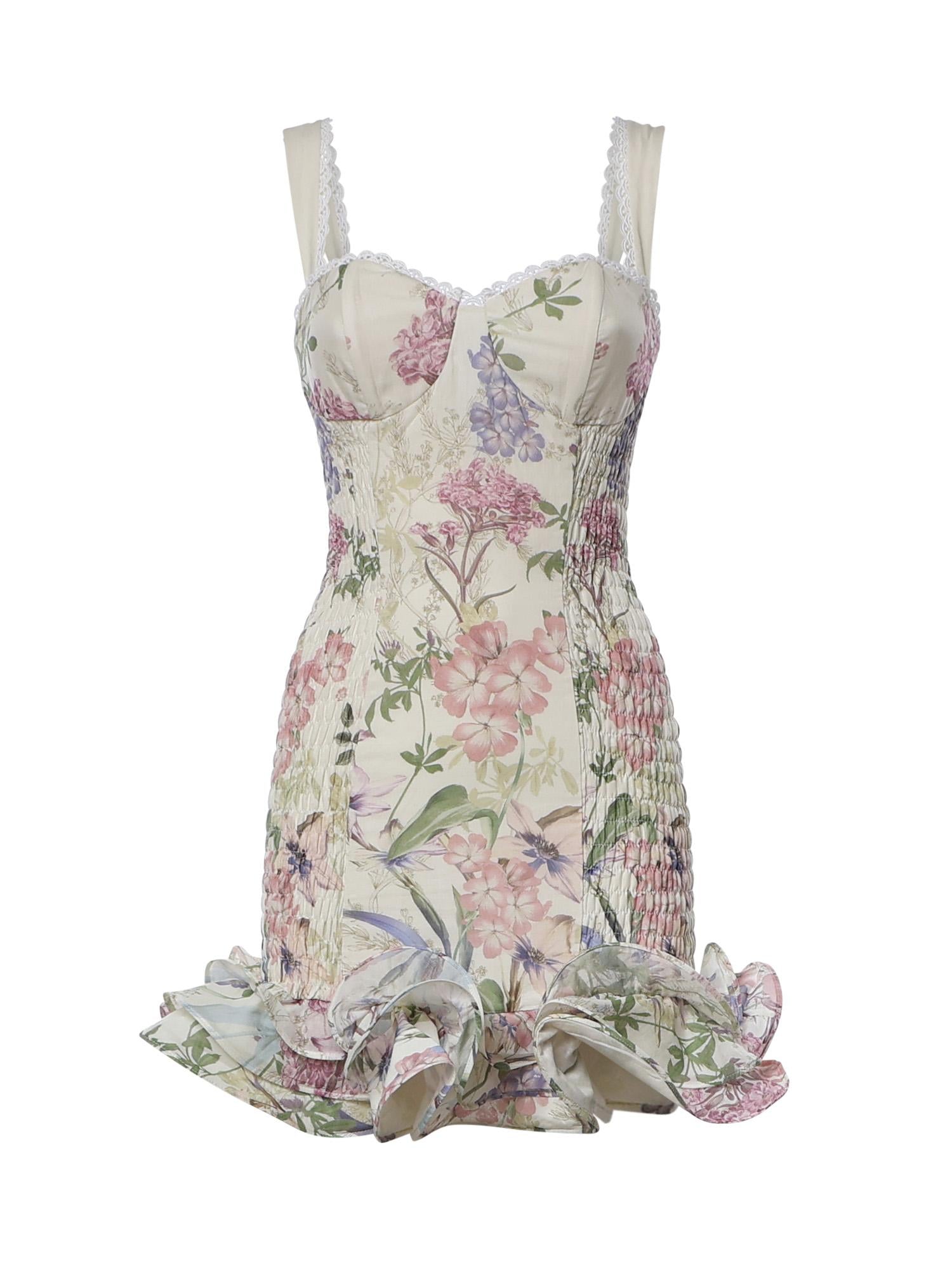 Miniabito Sunil in cotone 266601 CREAM CHARO RUIZ 