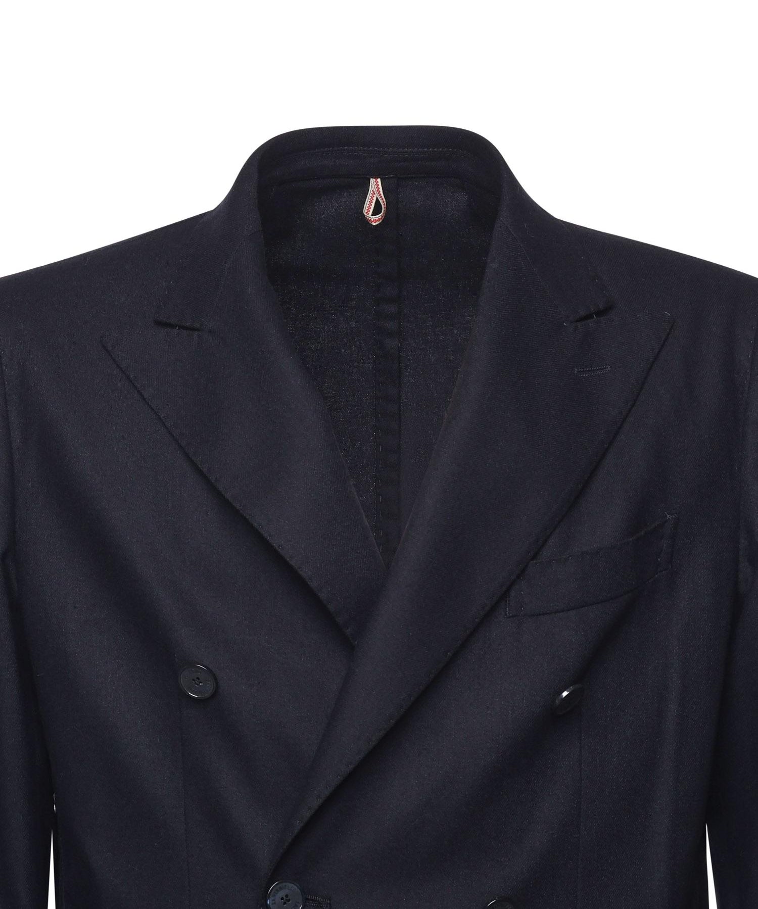 Blazer doppiopetto in misto cashmere<BR/> E4070B 79B SANTANIELLO 