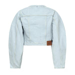 Giacca cropped Round Sleeve 113826 1468 ROTATE 