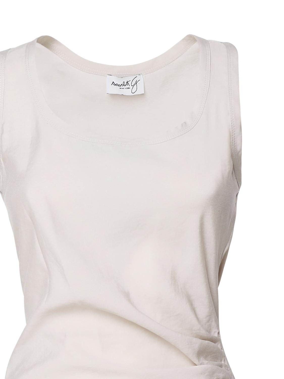 Abito lungo con drappeggio 4047 4273BEIGE SCARLETT G 