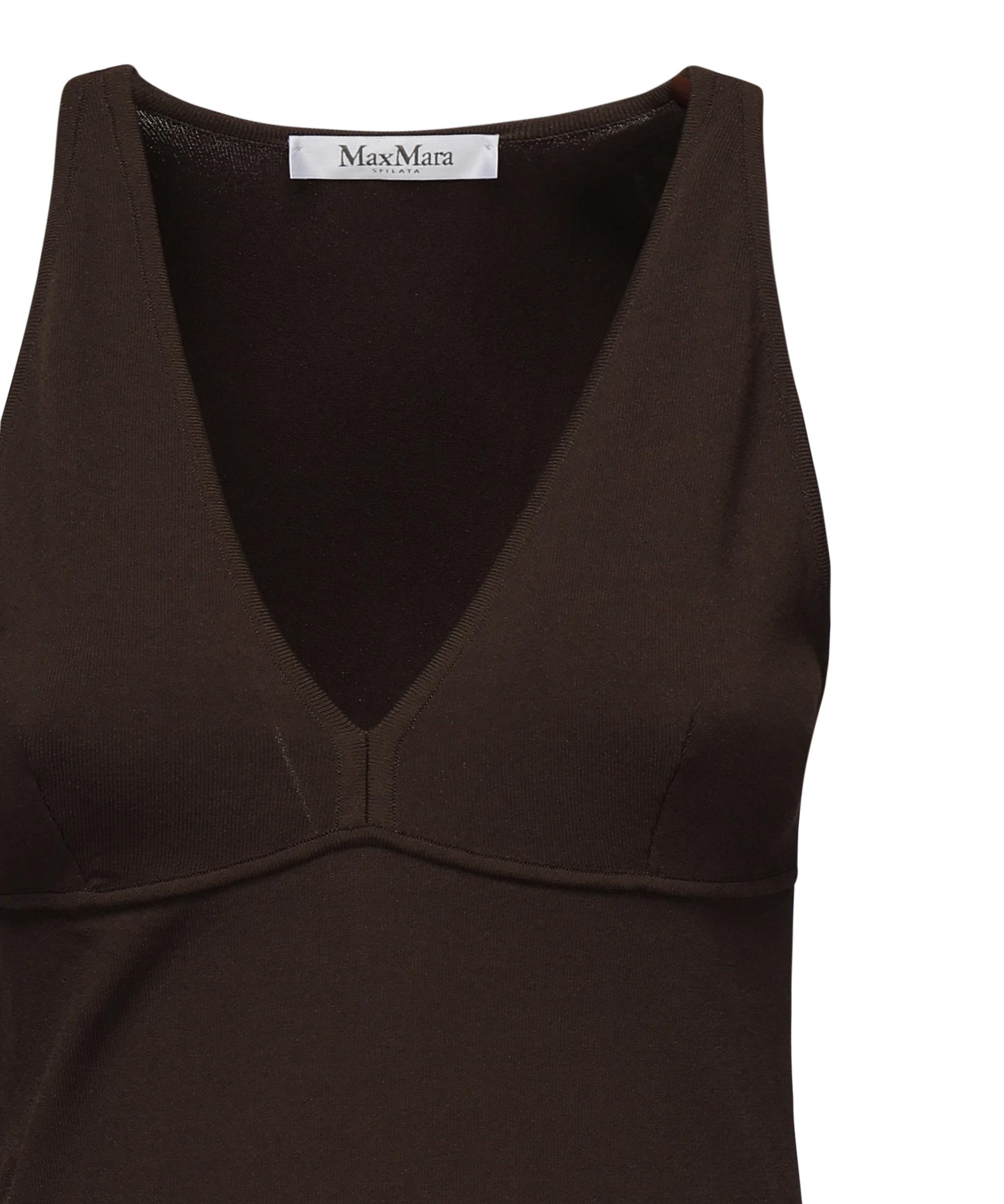 Top smanicato in viscosa 2511361313600 010 MAX MARA 