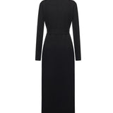 Cardigan maxi in misto viscosa 5BGR01 5890ZJBLK MARCIANO BY GUESS 