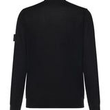 Maglione girocollo in lana con logo L1S155100074 S00FCV0029 STONE ISLAND 