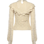 Top Lelia in cotone KT0061 CREAM FOR LOVE & LEMONS 