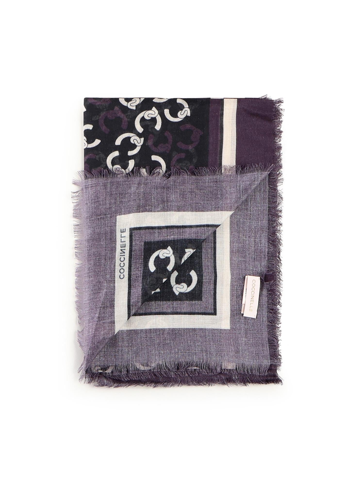 Sciarpa in viscosa e lana E7TOY330101 M64 COCCINELLE 