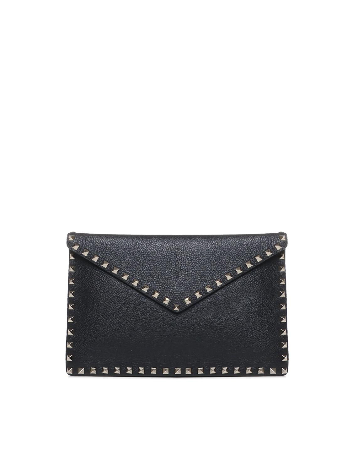 Pouch Rockstud in vitello granato 8W2P0P56 VSH0NO VALENTINO GARAVANI 