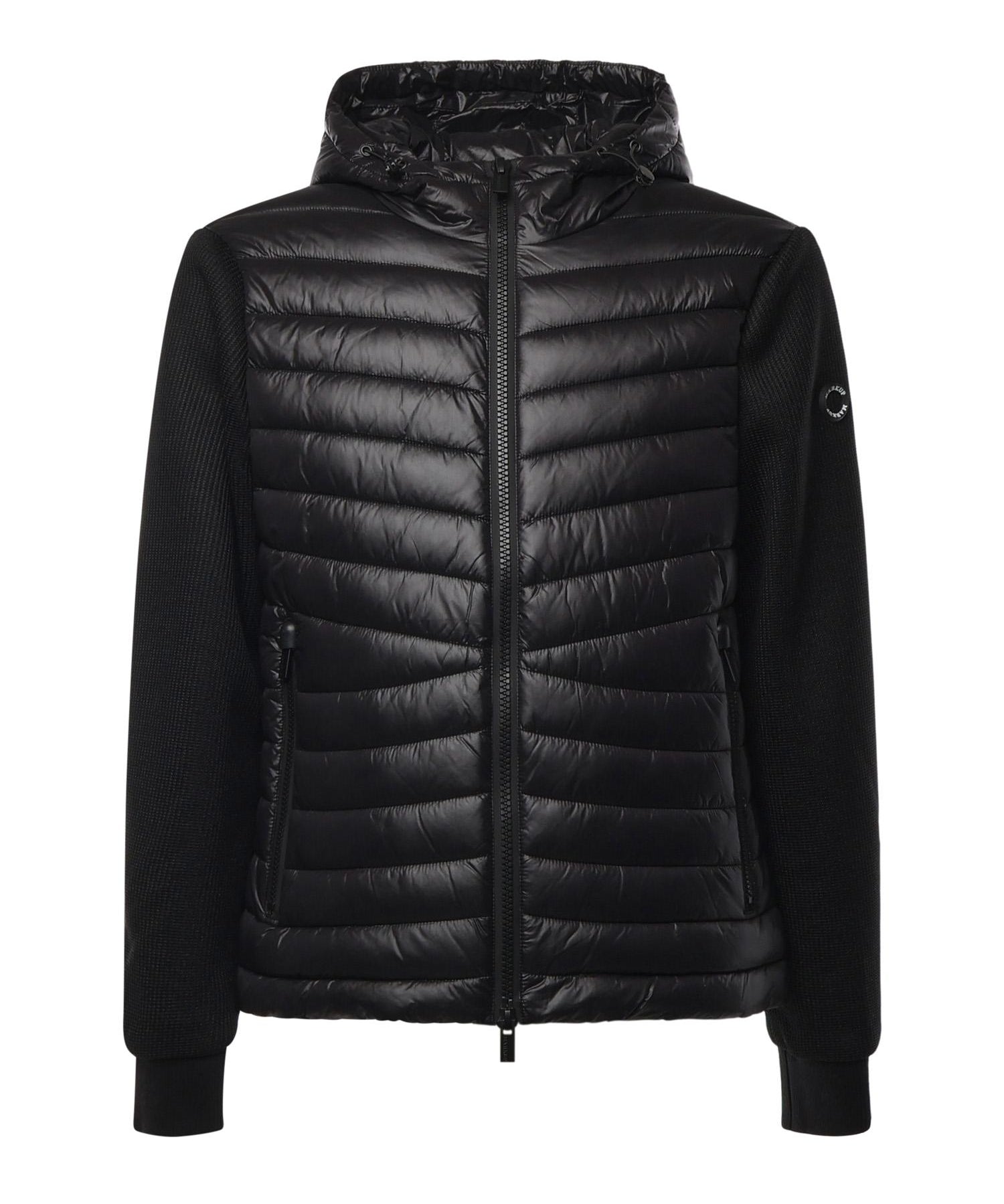 Giubbino con cappuccio e logo MK9940039 NERO MARKUP 