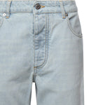Jeans a gamba dritta in denim 813503 V4ZR04132 BOTTEGA VENETA 