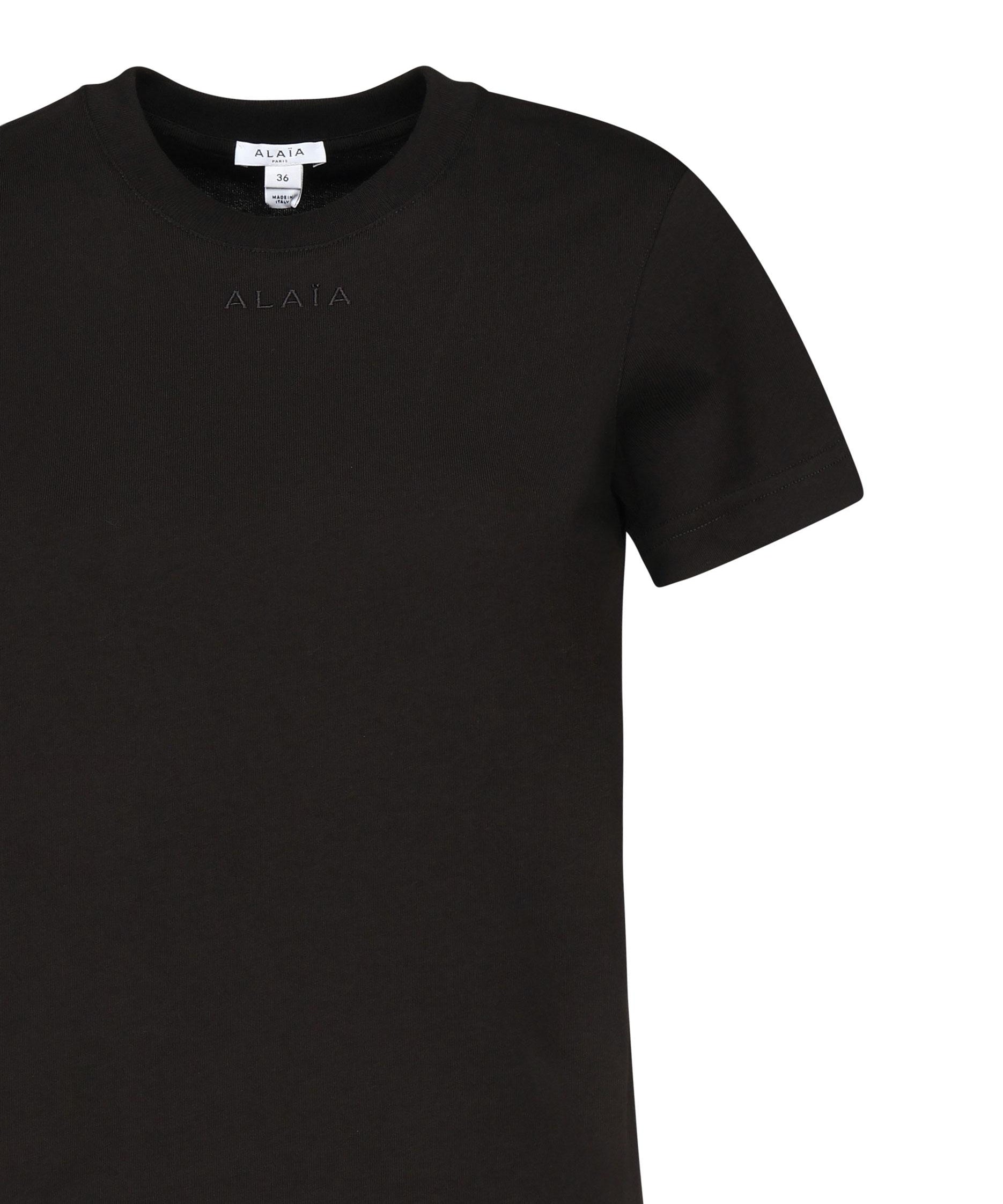 T-shirt in cotone AA9H0431J0105 995 ALAIA 