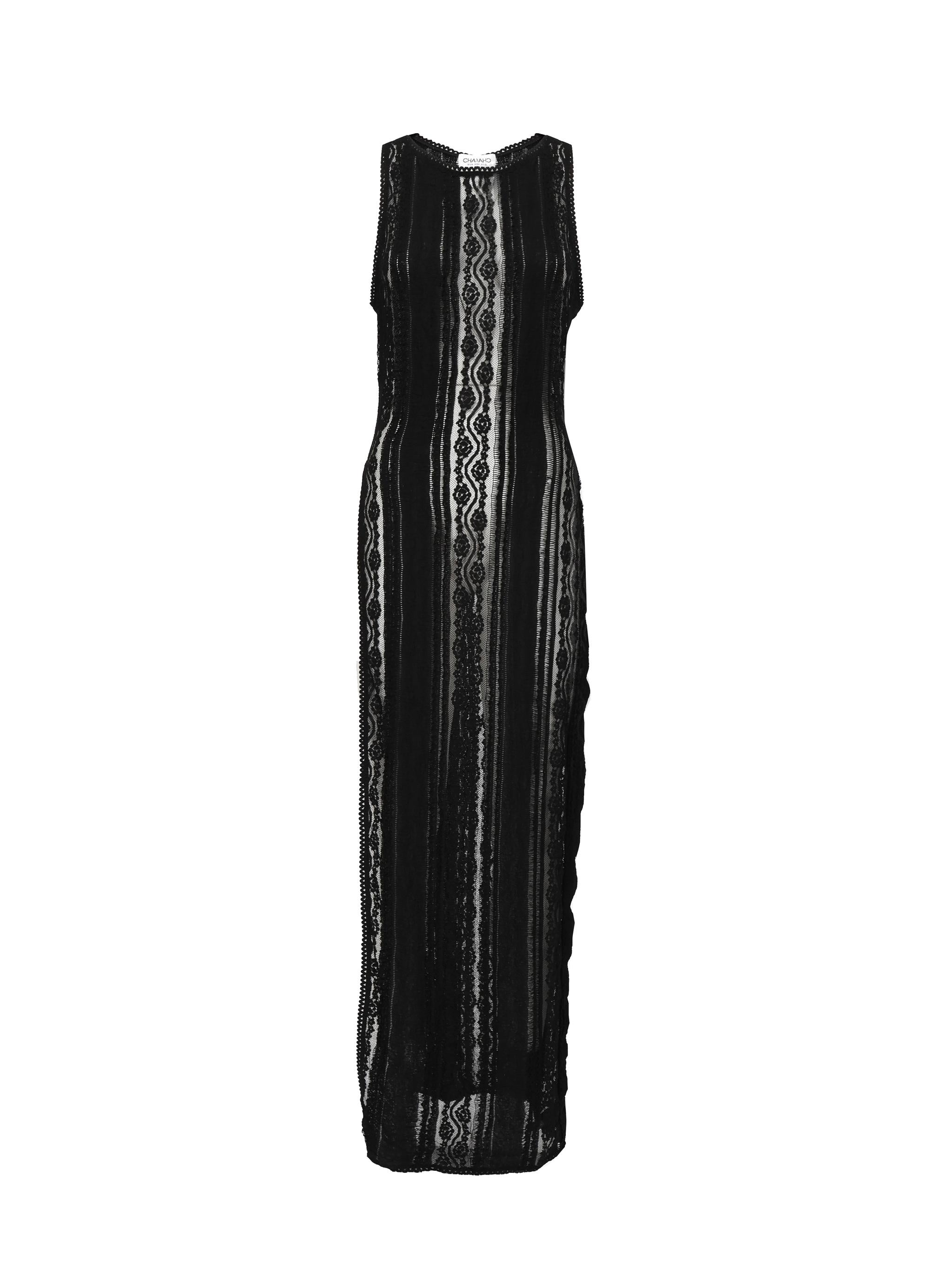 Vestito lungo Ila 255614 BLACK CHARO RUIZ 