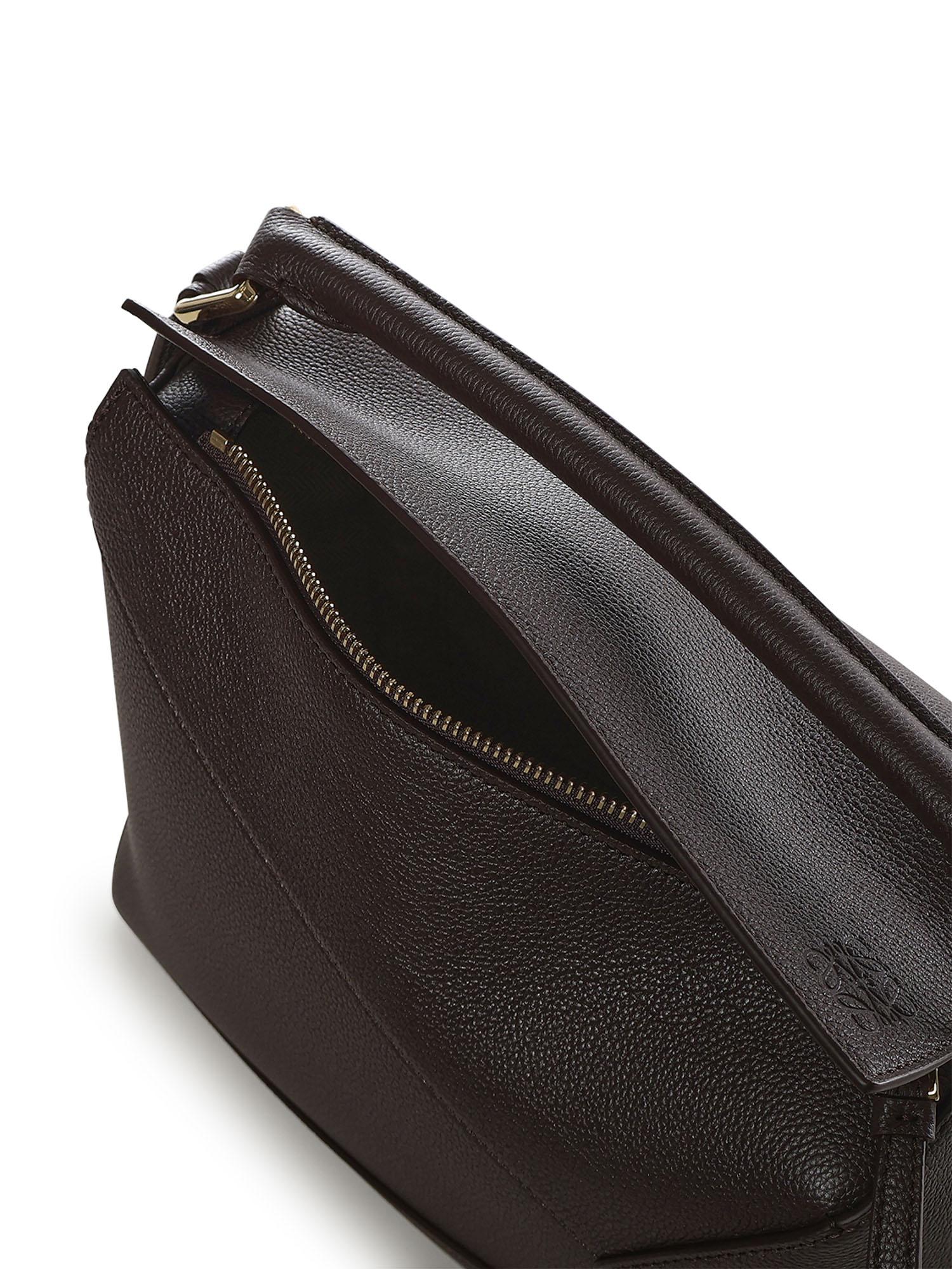 Borsa Puzzle Edge piccola in morbida pelle di vitello A510P60XAW 18 LOEWE 