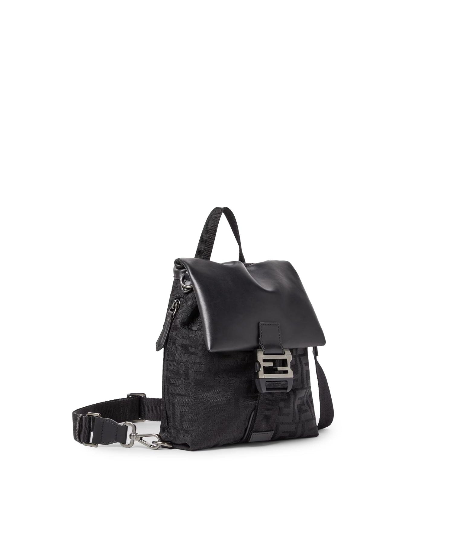Borsa Fendi Flux in Nylon FF e pelle 7VA673 AVC6F0SAJ FENDI 