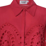 Camicia cropped Storm in cotone 263200 FUCHSIA CHARO RUIZ 