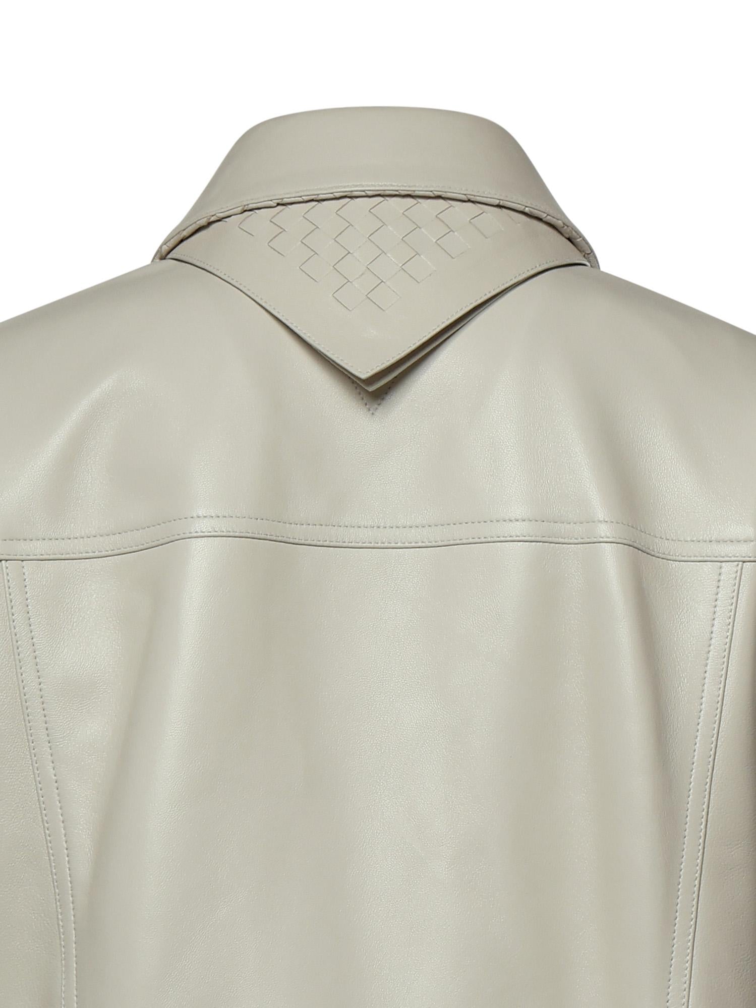 Giacca in pelle<BR/> 857932 V61D09107 BOTTEGA VENETA 