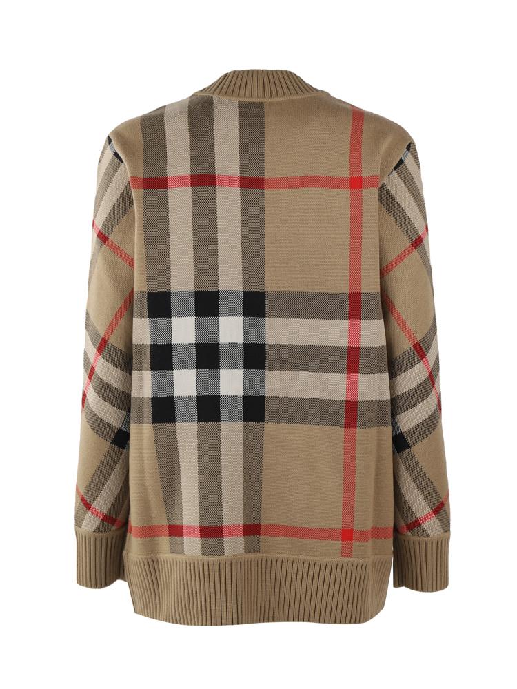Cardigan in misto lana Check 8039153 A7026 BURBERRY 