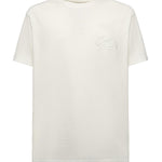T-shirt in cotone con ricamo Pegaso MRMA0007 AR233W0800 ETRO 