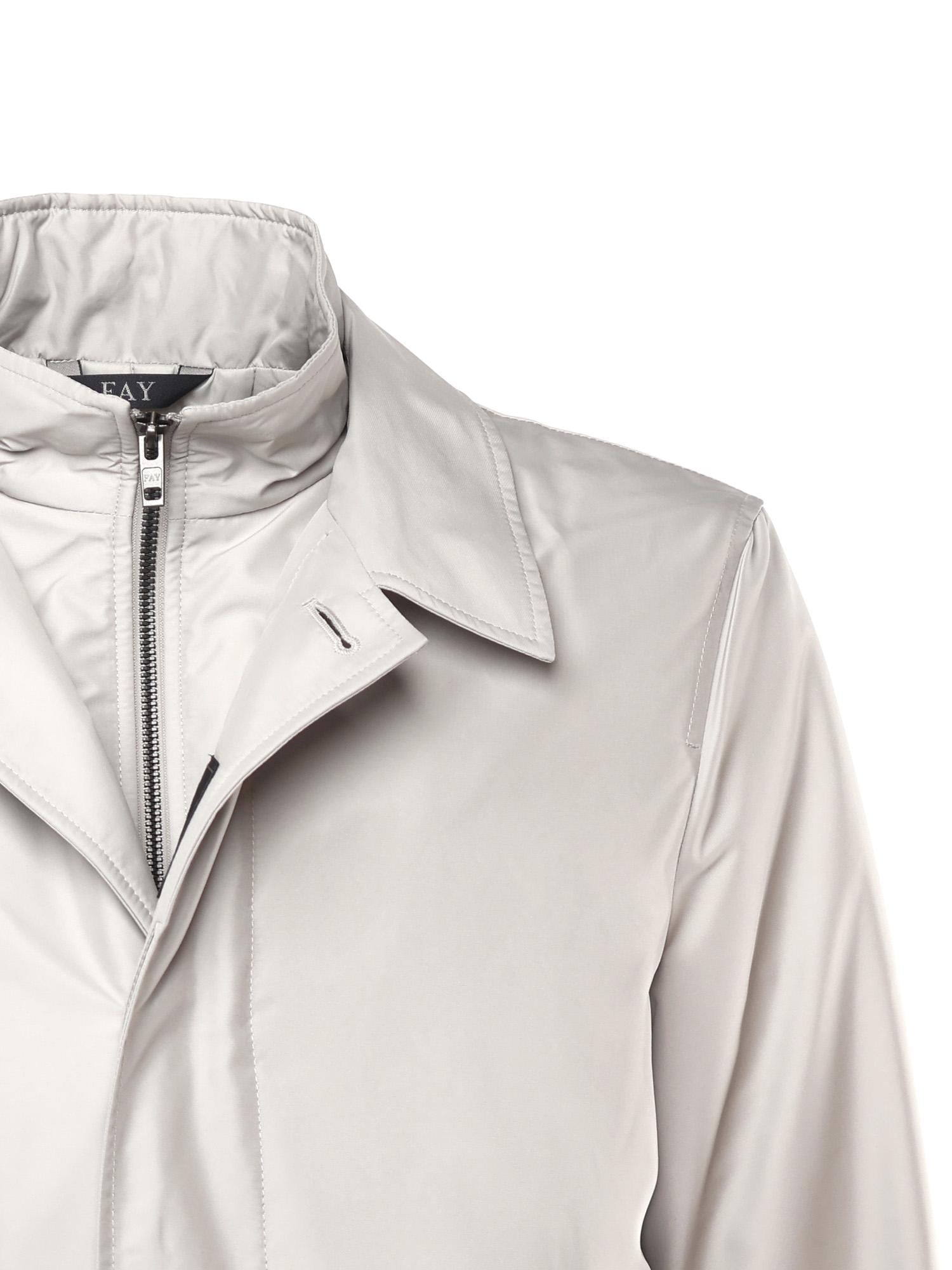 Morning coat in popeline tecnico NAM62510160AXX B208 FAY 