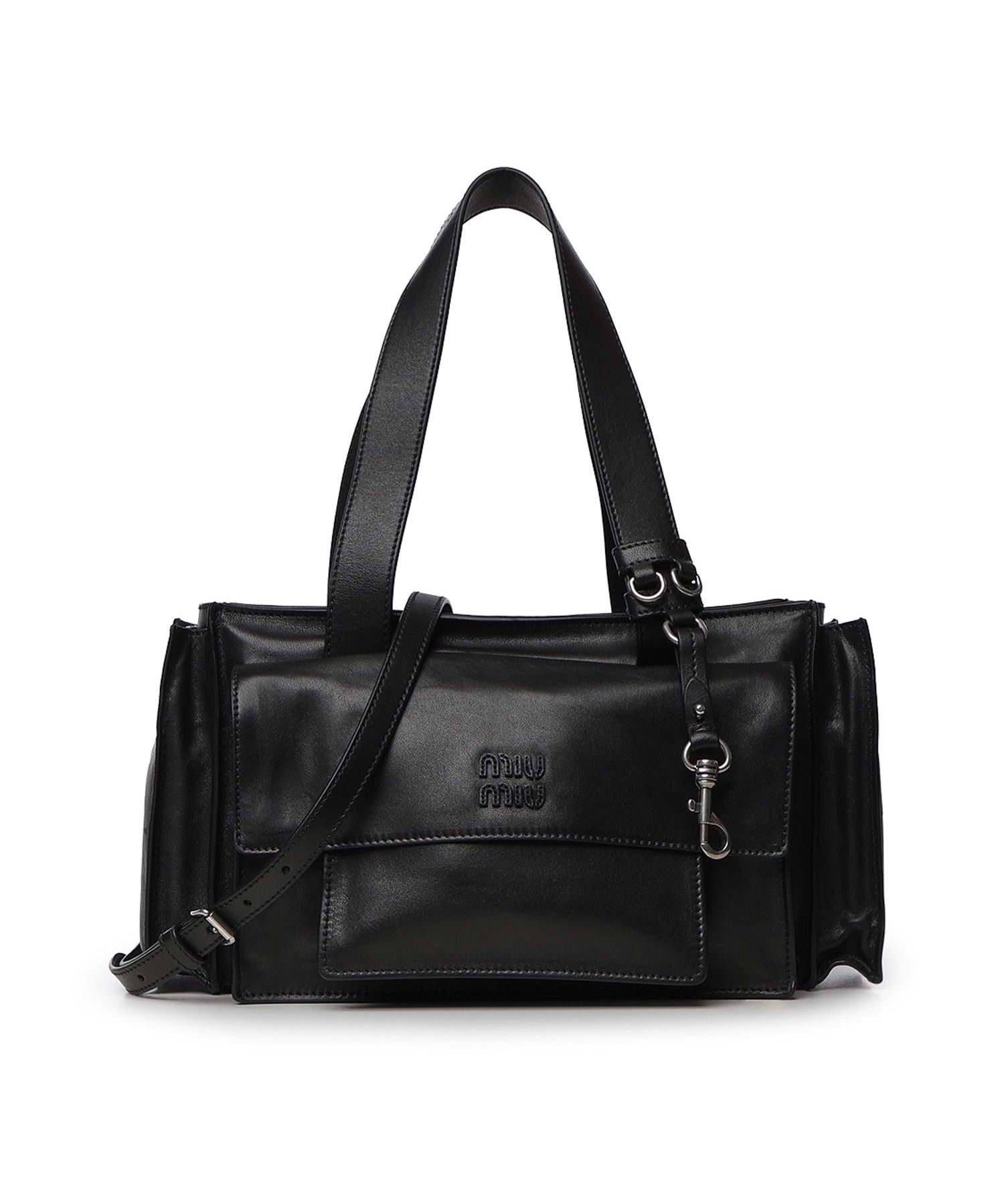 Borsa shopping Utilitaire in nappa 5BG335 2G7QF0002 MIU MIU 
