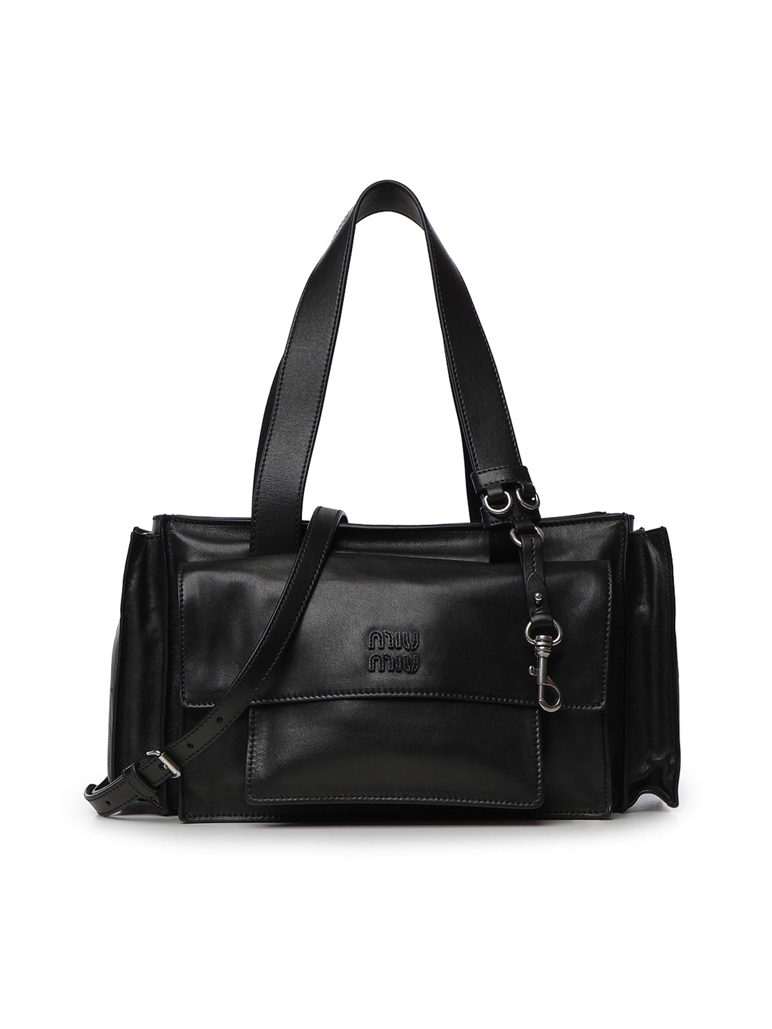 Borsa shopping Utilitaire in nappa 5BG335 2G7QF0002 MIU MIU 