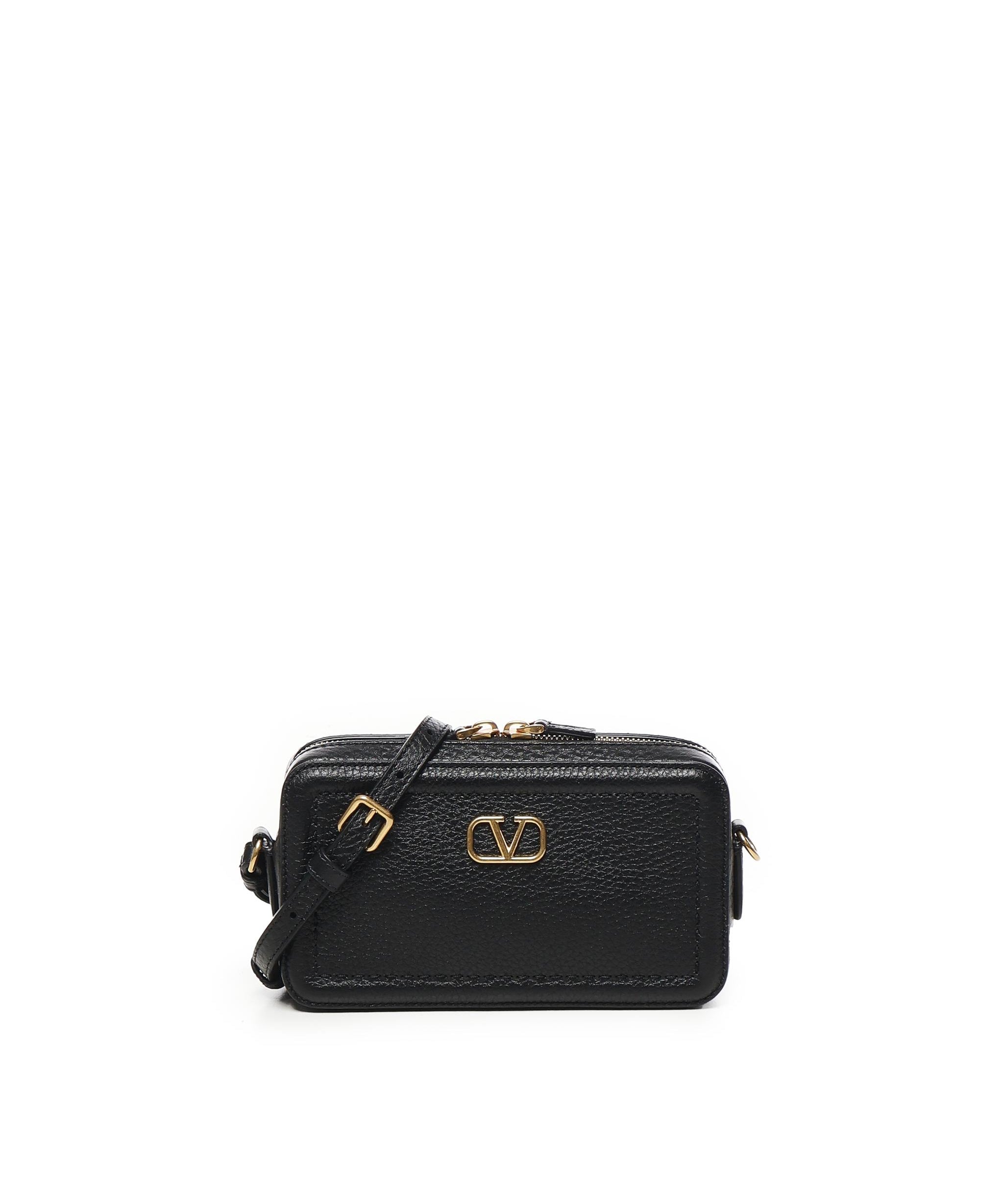 Borsa tracolla mini Alltime in vitello granato 6W0P0AI5 RZR0NO VALENTINO GARAVANI 