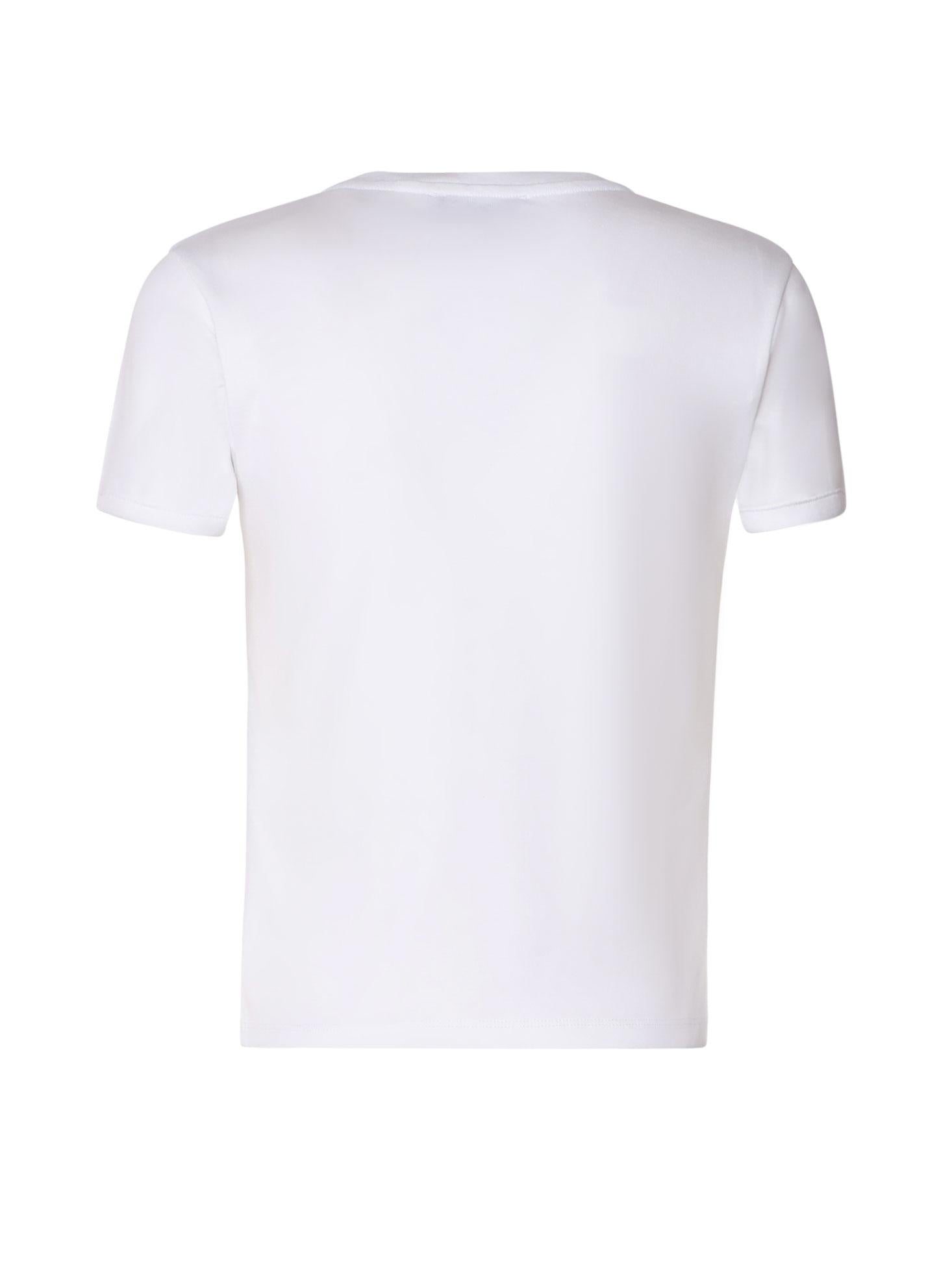 T-shirt in cotone con logo COPJS07F5012 WHTBLK COPERNI 
