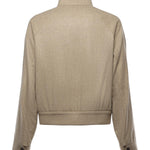 Giacca con zip in lana e cashmere H526Y02WC1 8586 LOEWE 