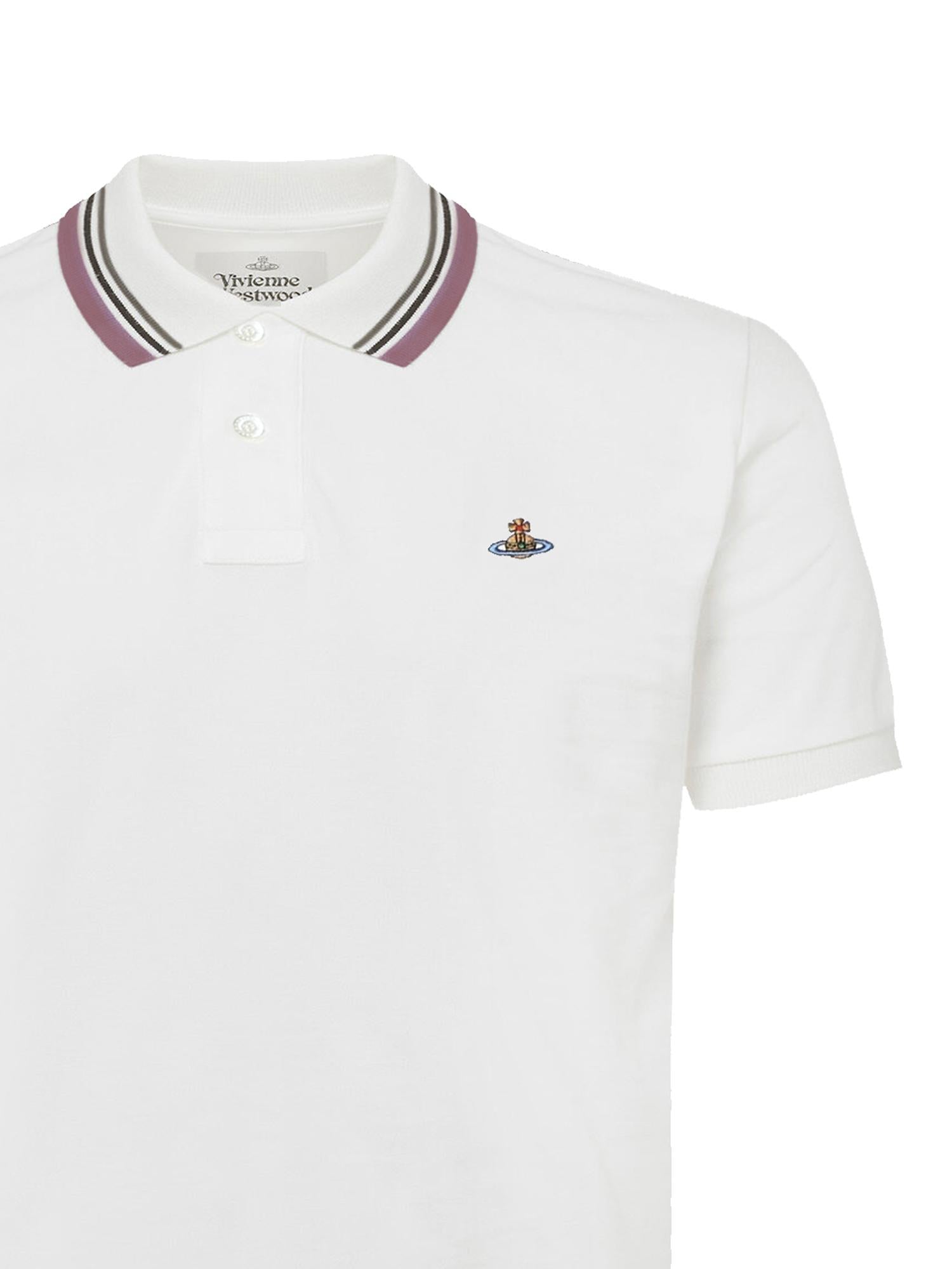 Polo cropped in cotone 1H010004 J00AUA401 VIVIENNE WESTWOOD 