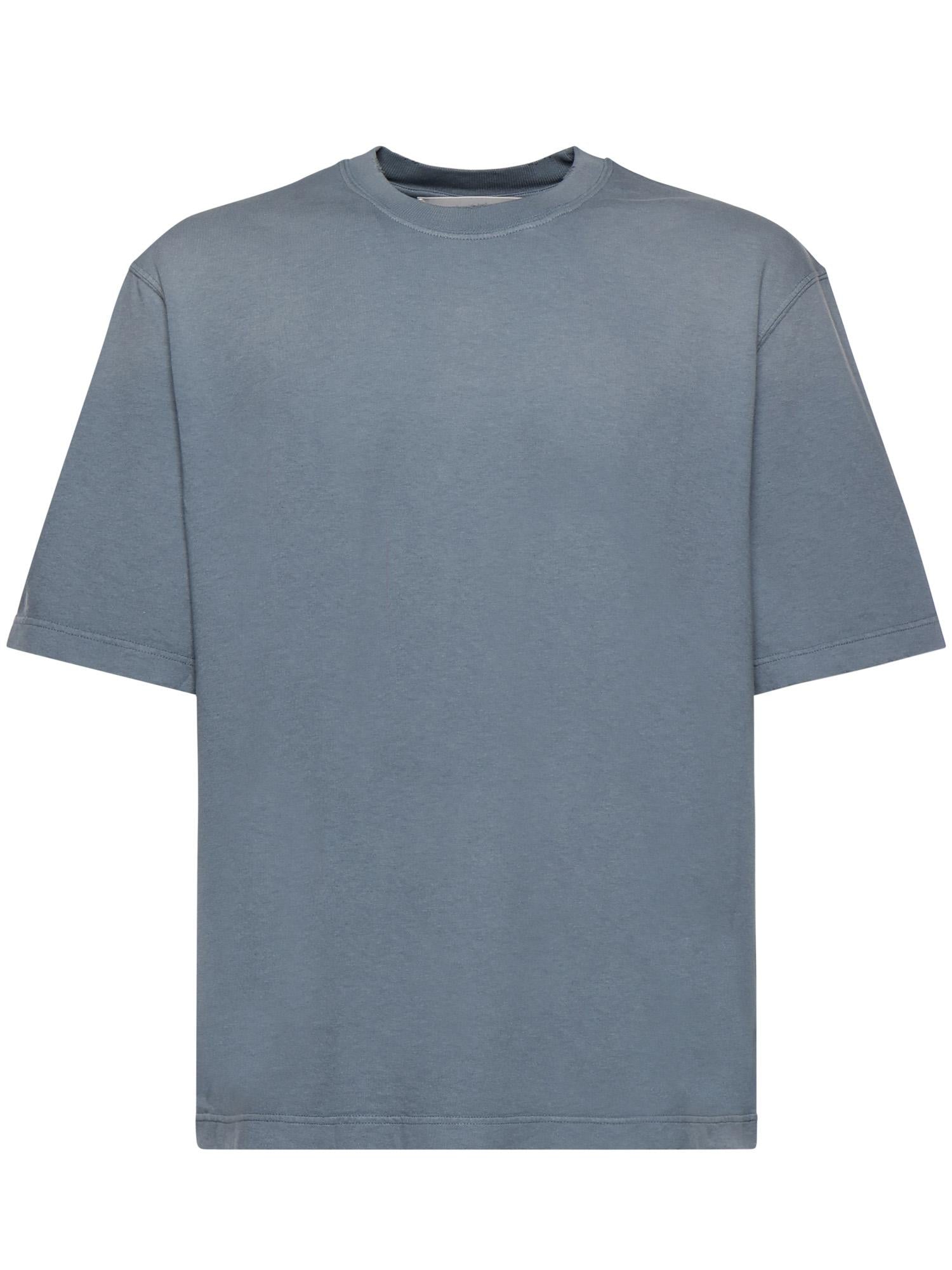 T-shirt con stampa reverse sul retro GUP01873 P00177350813 GOLDEN GOOSE 