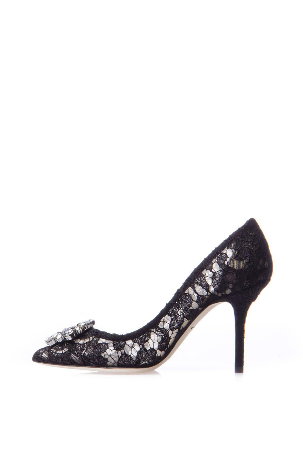 Décolleté Rainbow in pizzo con broche<BR/> CD0101 AL19880999 DOLCE & GABBANA 