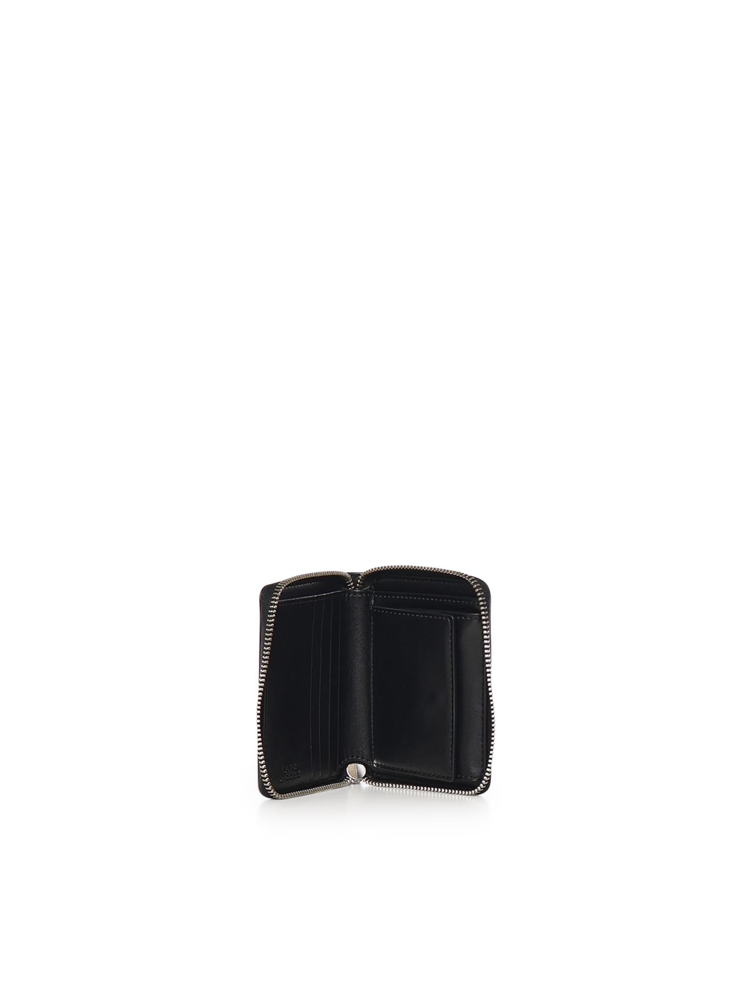 Portafoglio con logo in pelle 2R5SMP016S01 001 MARC JACOBS 