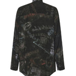 Camicia Cocoon Washed Crayon Allover in popeline di viscosa 857811 TTL781055 BALENCIAGA 