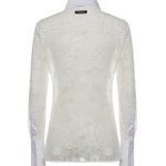 Camicia in tulle e pizzo 106600 A381Z05 PINKO 