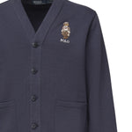 Cardigan con ricamo logo 710980316 001 POLO RALPH LAUREN 