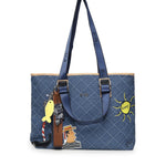 Borsa shopping Tita con logo 73BS9TZ01D TITADENIM/NATURALE V° 73 