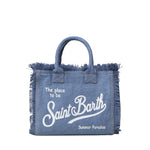 Borsa Colette in denim COL0001 00009L MC2 SAINT BARTH 