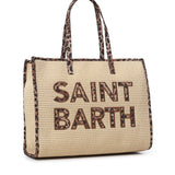 Borsa Vivian Straw effetto raffia con logo VIV0007 00369L MC2 SAINT BARTH 