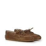 Scarpe Deck in pelle scamosciata delavé 5D123E Z5OF0401 MIU MIU 
