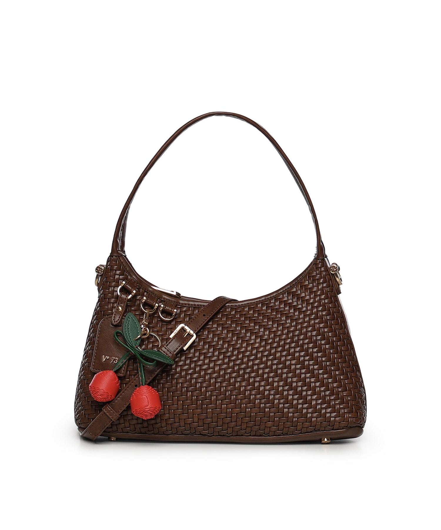 Borsa a spalla Zelda in pelle 73BS9O603 ZELDAMORO V° 73 