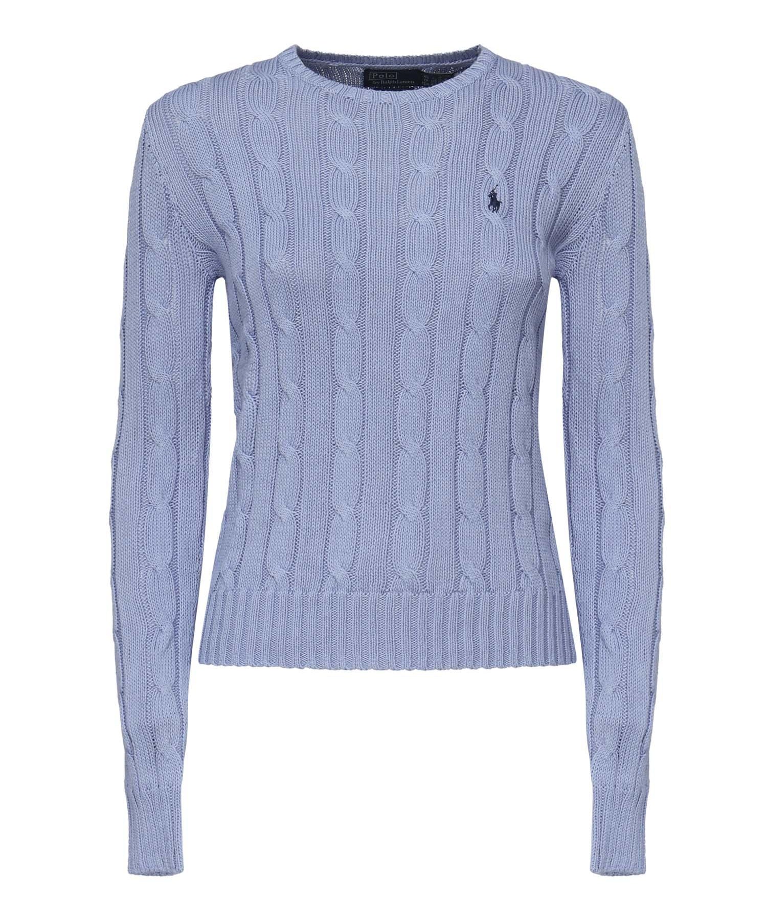 Maglione a trecce con logo 211971869 009 POLO RALPH LAUREN 