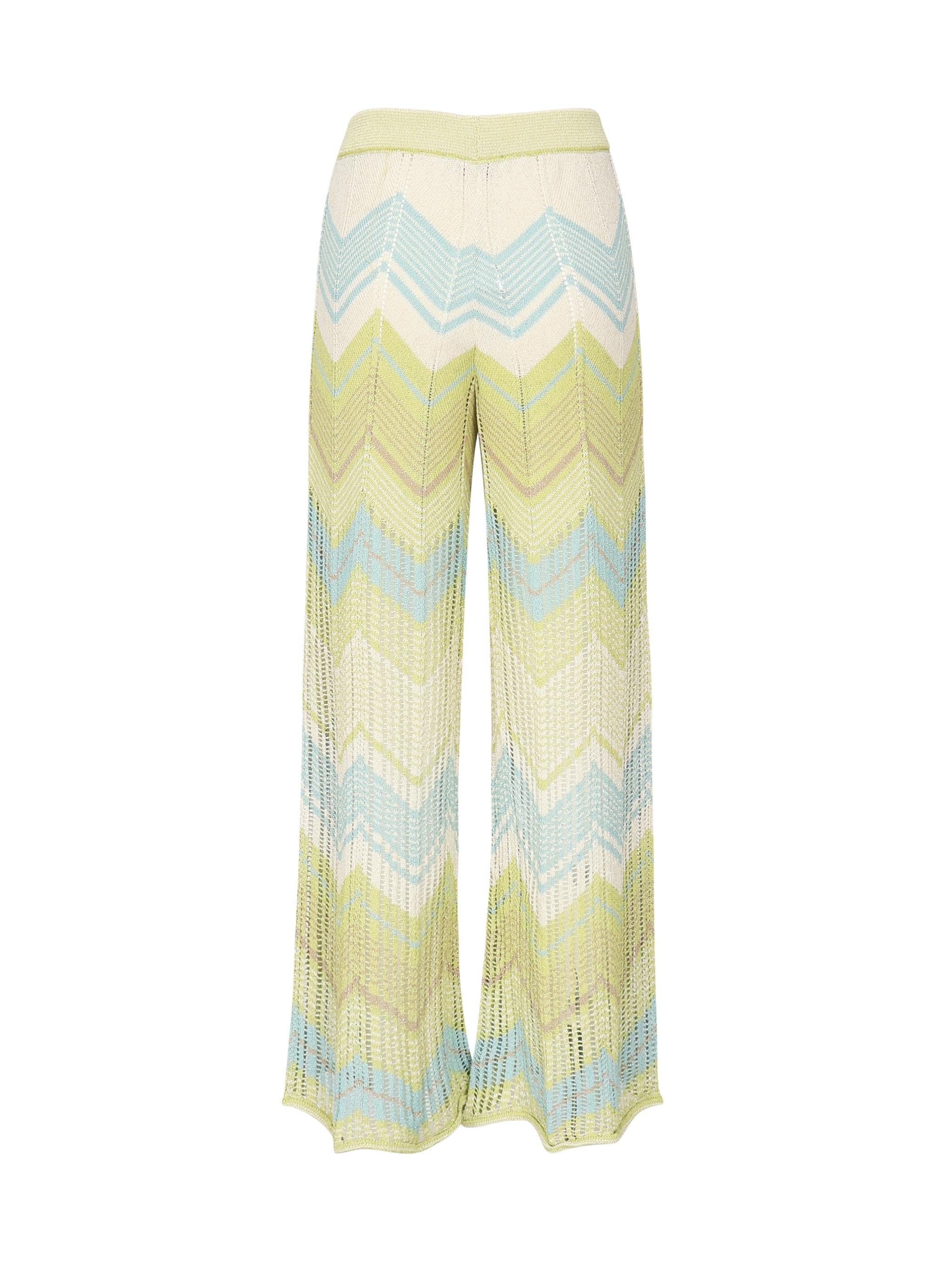 Pantalone in maglia traforata<BR/> PTKD09054  INSPIRED BY AKEP 