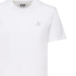T-SHIRT IN COTONE CON LOGO GWP01220 P00059480185 GOLDEN GOOSE 