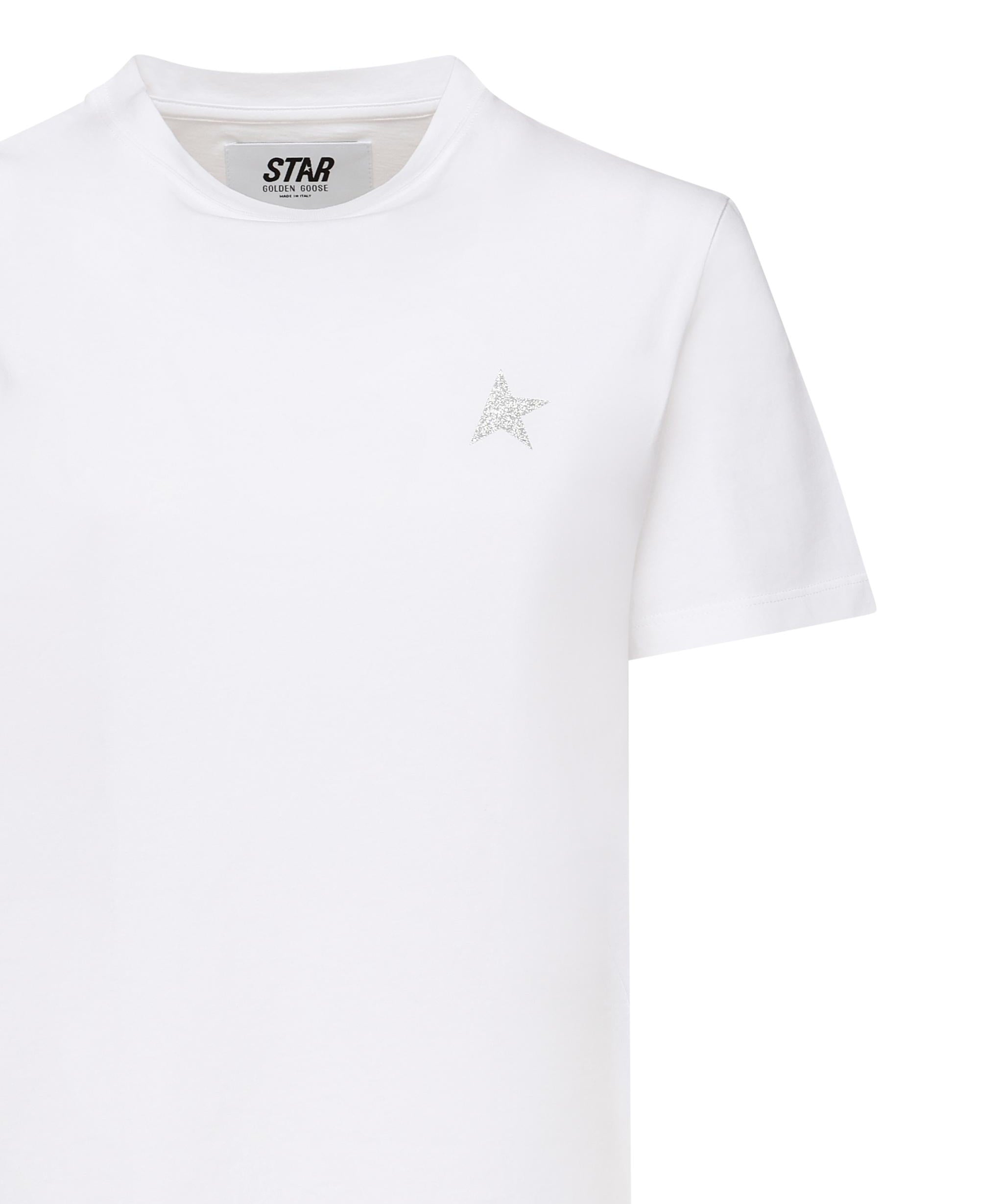 T-SHIRT IN COTONE CON LOGO GWP01220 P00059480185 GOLDEN GOOSE 