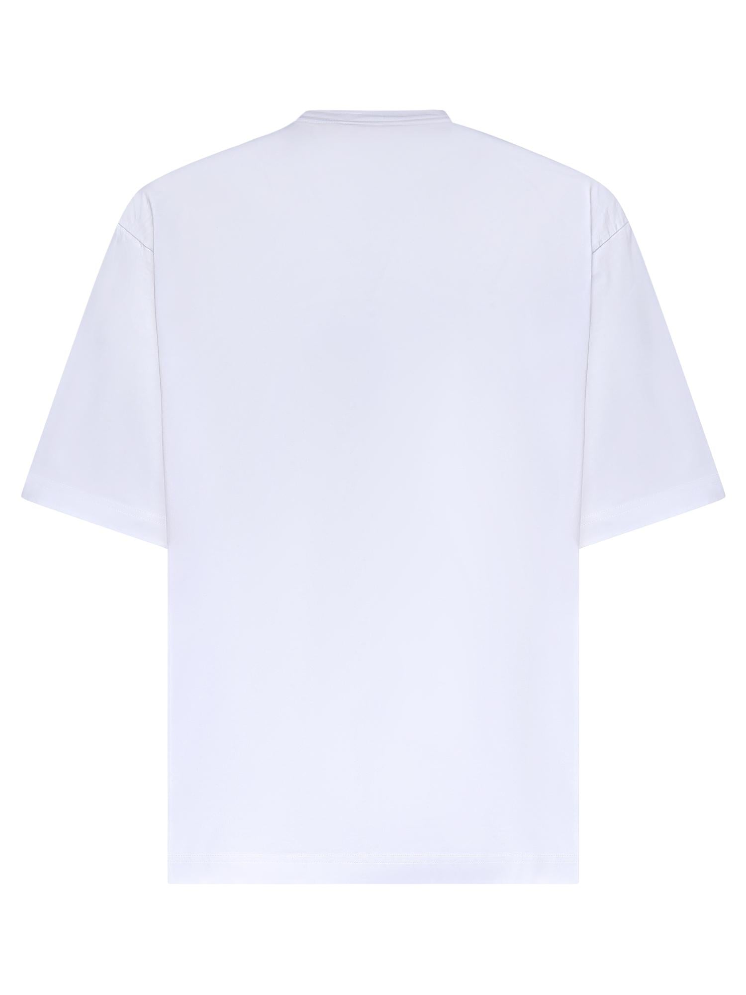 T-shirt in cotone con stampa Marni Beach HUMU02234P USCZ06PRW01 MARNI 