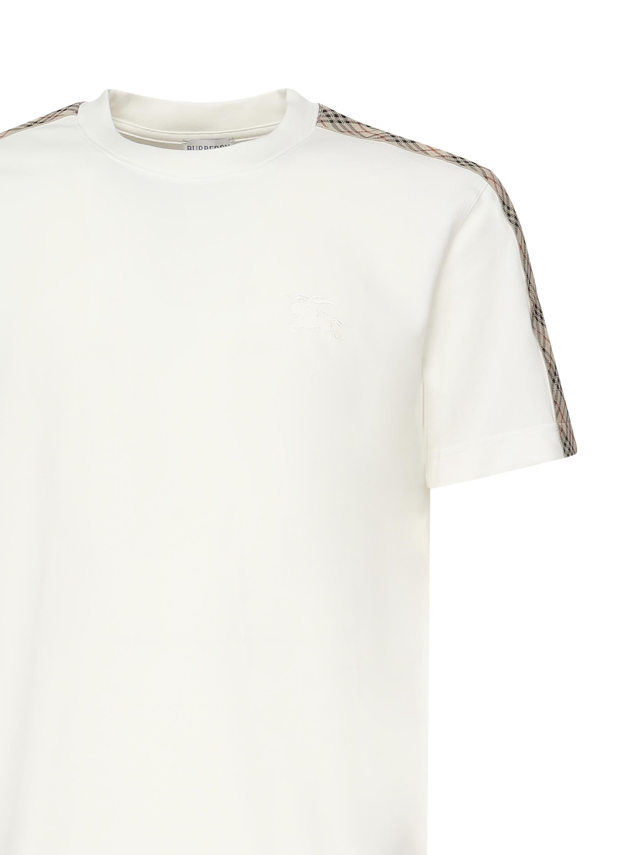 T-shirt in cotone con logo 8106246 B8764 BURBERRY 