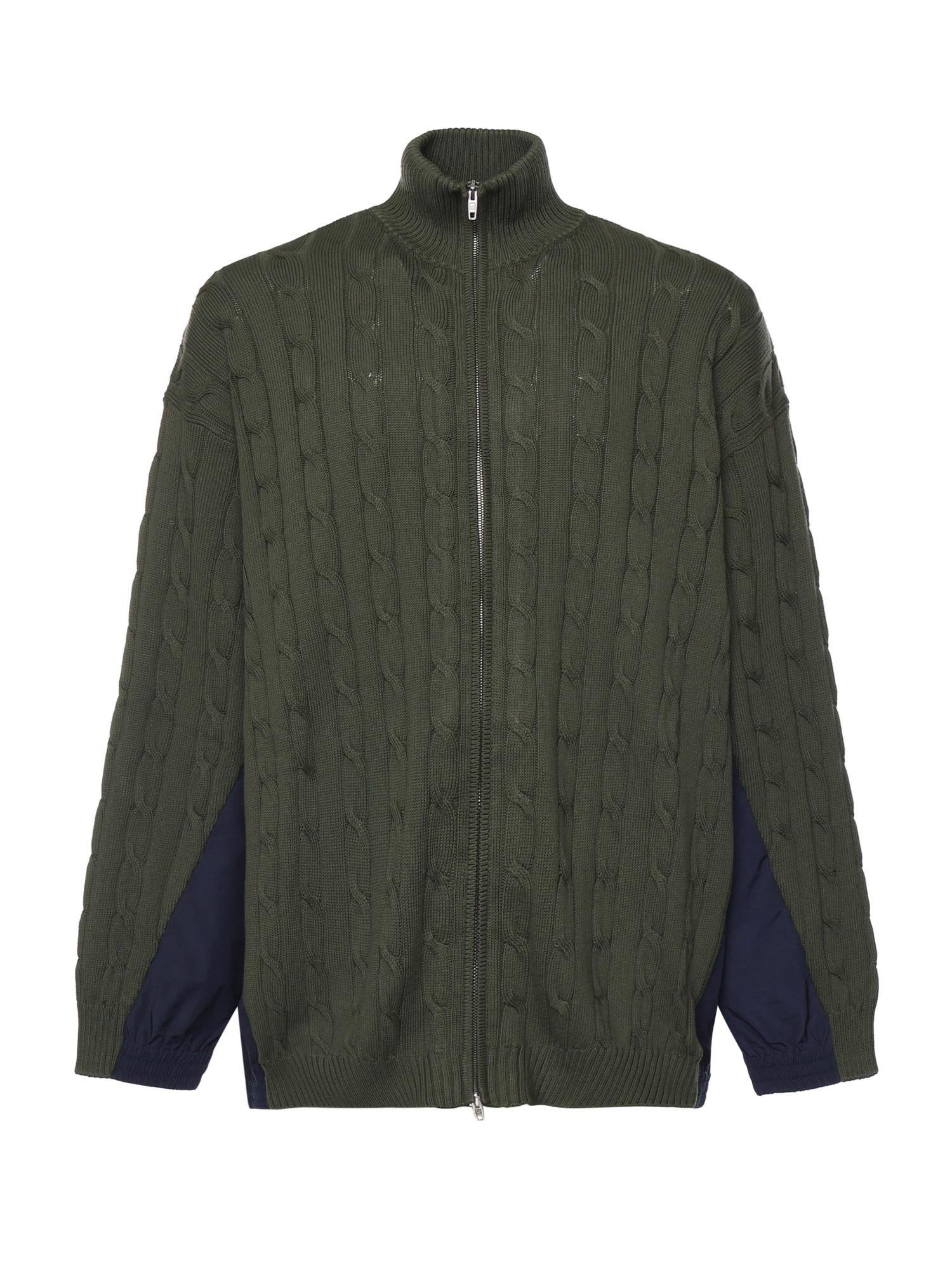 Giacca Hybrid in maglia di cotone e tessuto tecnico 856719 T34372525 BALENCIAGA 